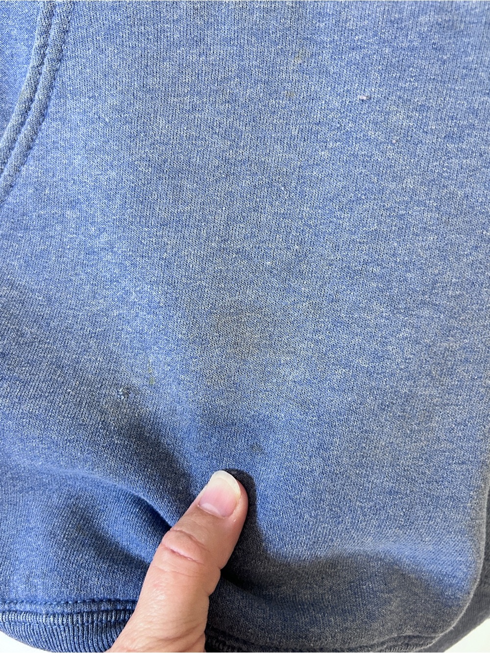 Jerzees University of Toronto Woman’s Small Hoodie Sweatshirt “Stained” 90s Y2K - Picture 4 of 12